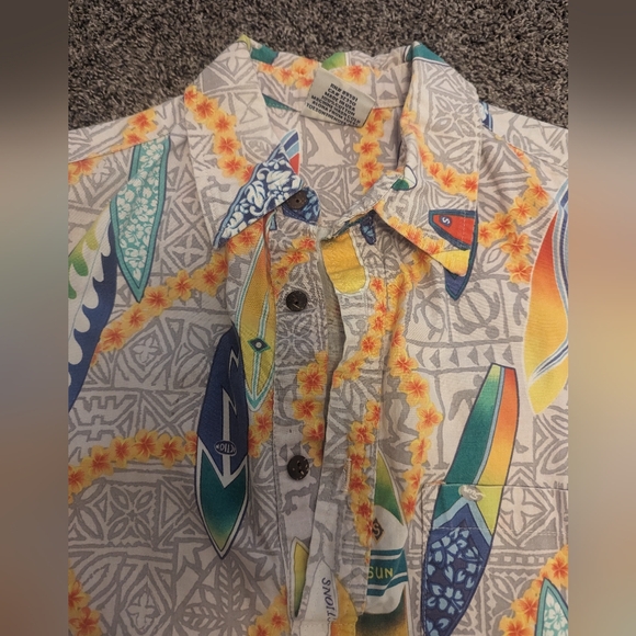 Toes on the nose men's medium button up shirt - Picture 3 of 4